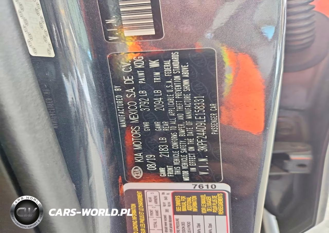 2020 Kia Forte Lxs VIN:3KPF24AD9LE158331 - 12