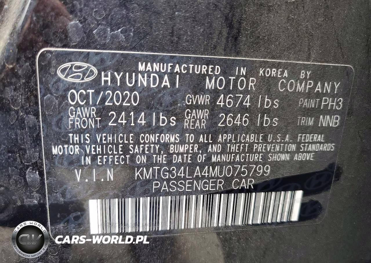 2021 Genesis G70 Elite VIN:KMTG34LA4MU075799 - 13