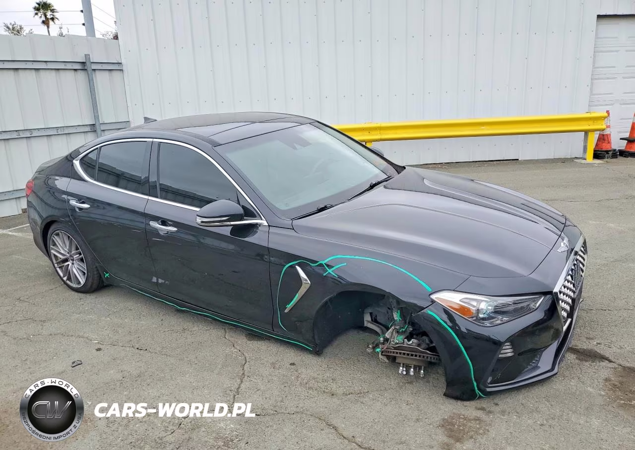 2021 Genesis G70 Elite VIN:KMTG34LA4MU075799 - 4