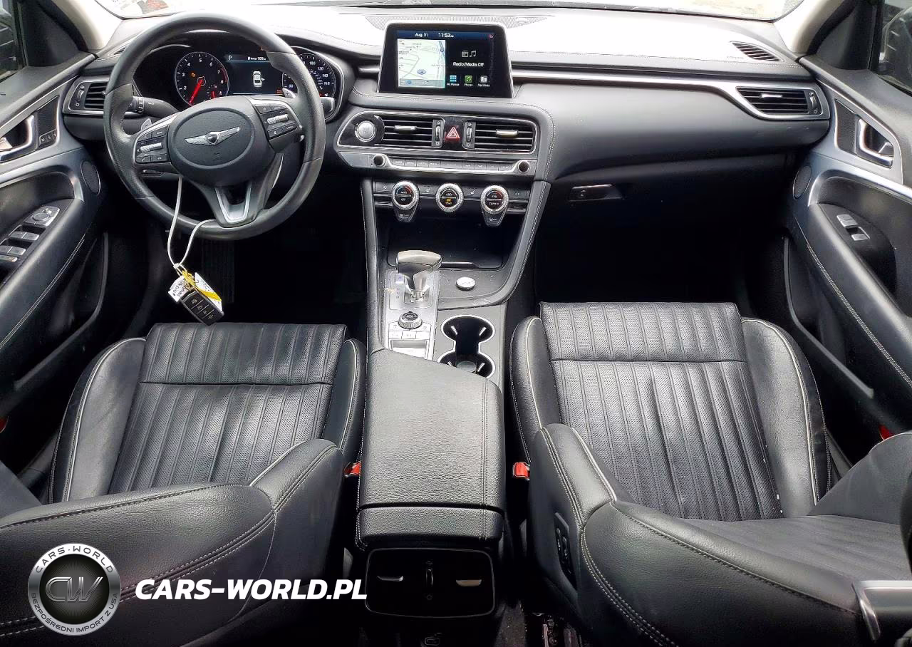 2021 Genesis G70 Elite VIN:KMTG34LA4MU075799 - 8
