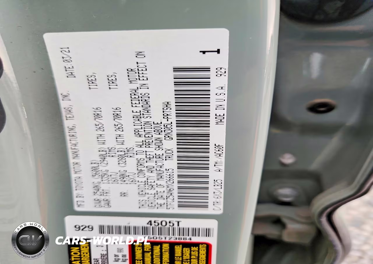 2021 Toyota Tacoma Trd Pro VIN:5TFCZ5AN6MX266615 - 12