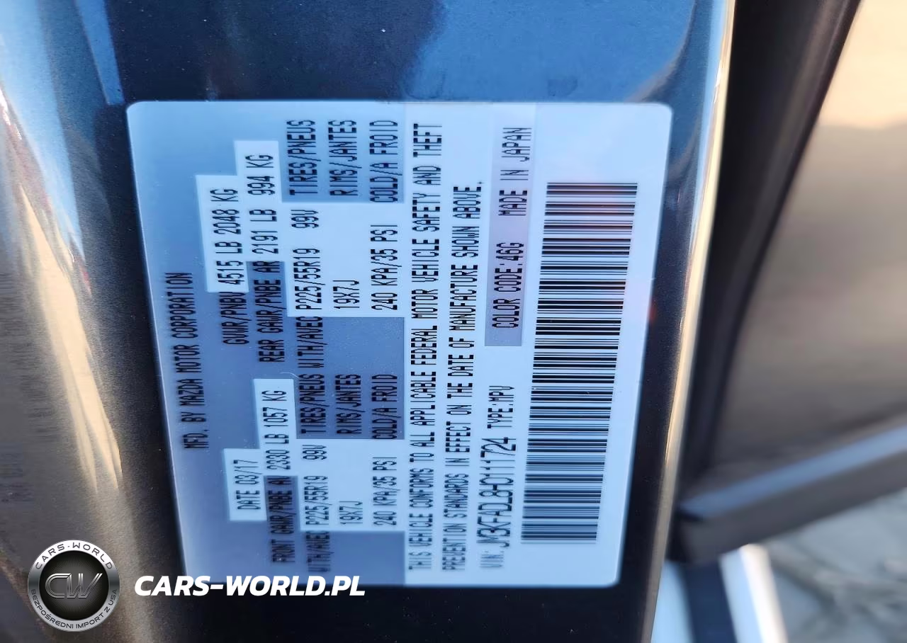 2017 Mazda Cx-5 Grand Touring VIN:JM3KFADL8H0111724 - 14