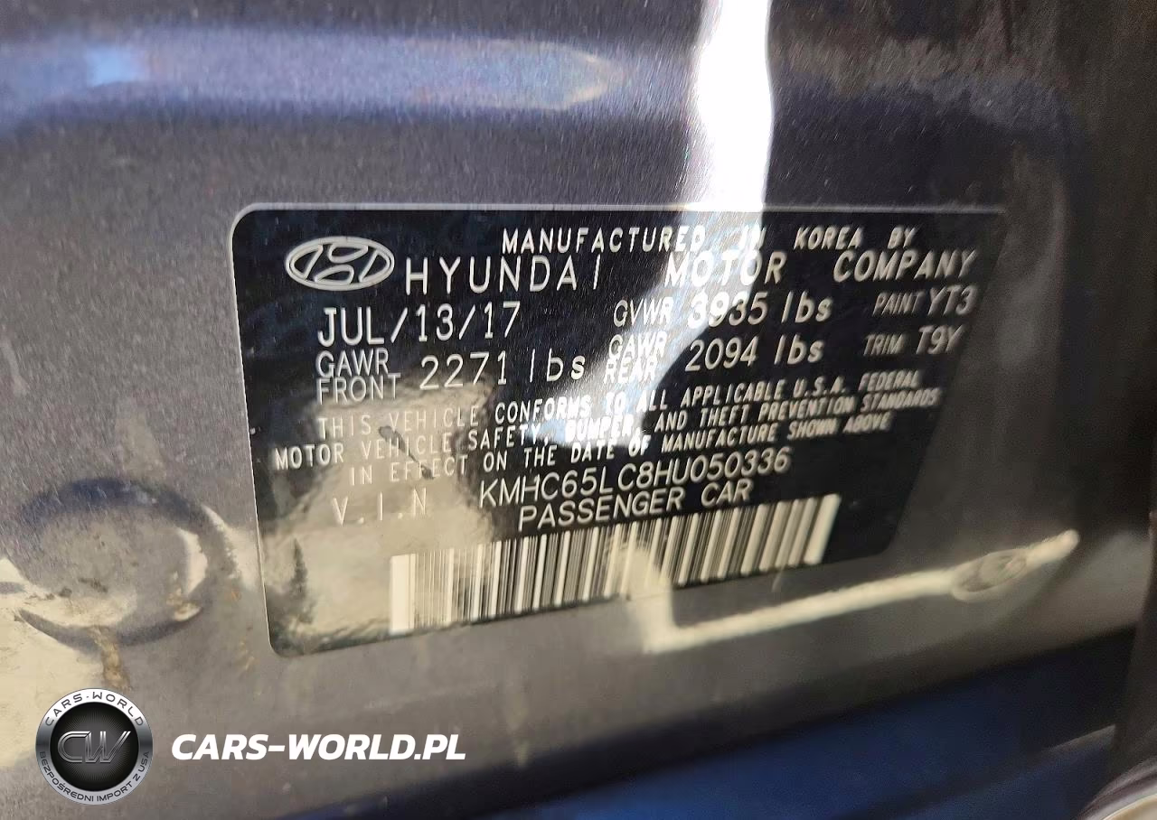 2017 Hyundai Ioniq Blue VIN:KMHC65LC8HU050336 - 13