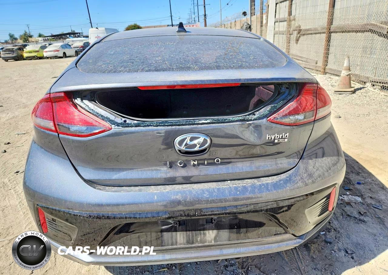 2017 Hyundai Ioniq Blue VIN:KMHC65LC8HU050336 - 6