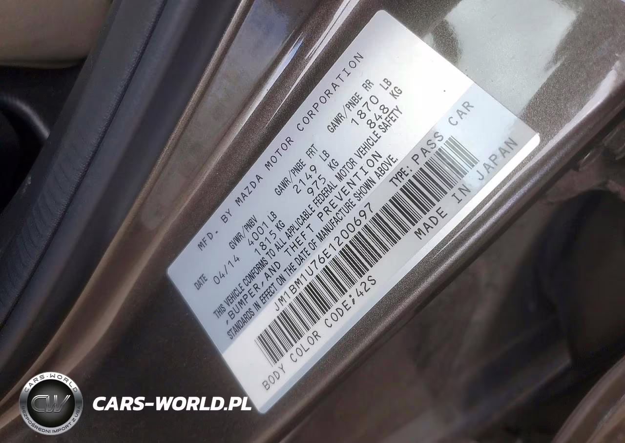 2014 Mazda 3 Sport VIN:JM1BM1U76E1200697 - 12
