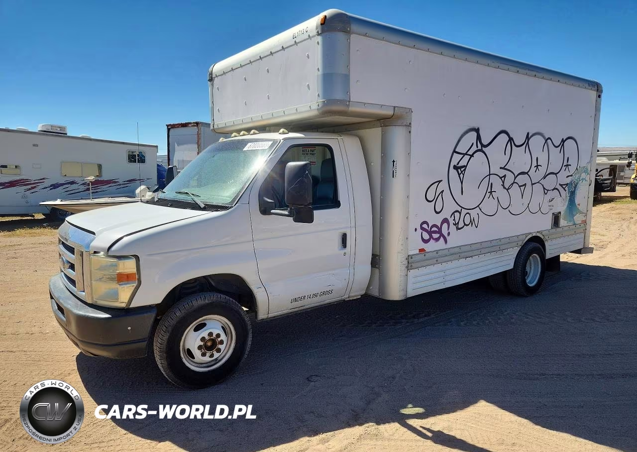 2009 Ford E450 Box Truck VIN:1FDXE45S09DA10384 - 1
