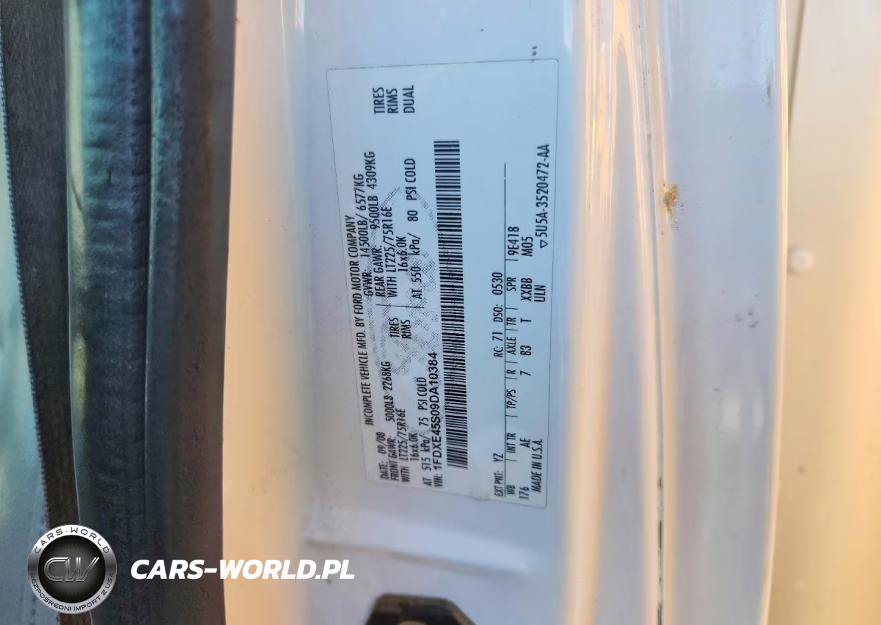 2009 Ford E450 Box Truck VIN:1FDXE45S09DA10384 - 12