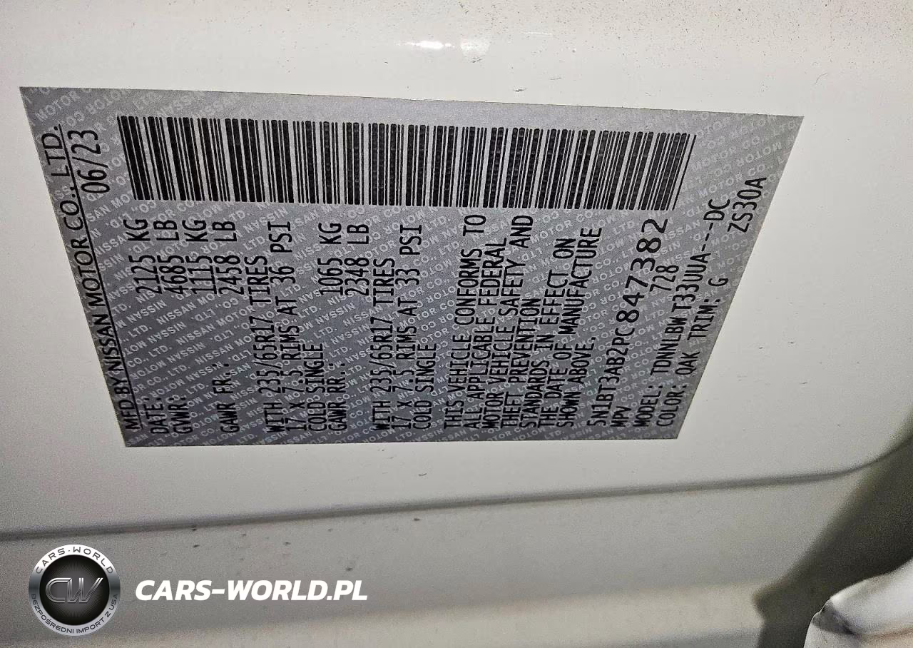 2023 Nissan Rogue S VIN:5N1BT3AB2PC847382 - 13