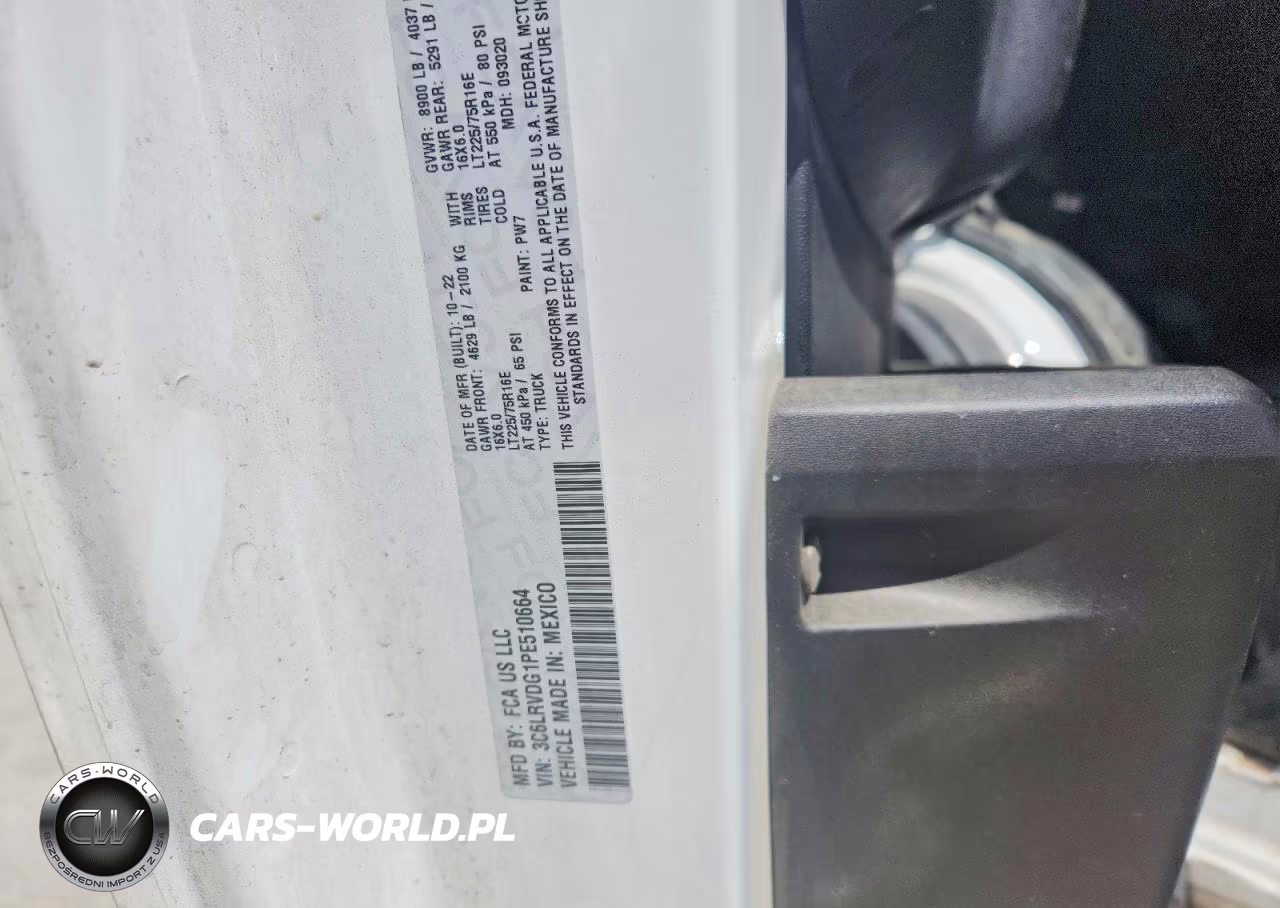 2023 Ram Promaster 2500 Delivery Van VIN:3C6LRVDG1PE510664 - 13