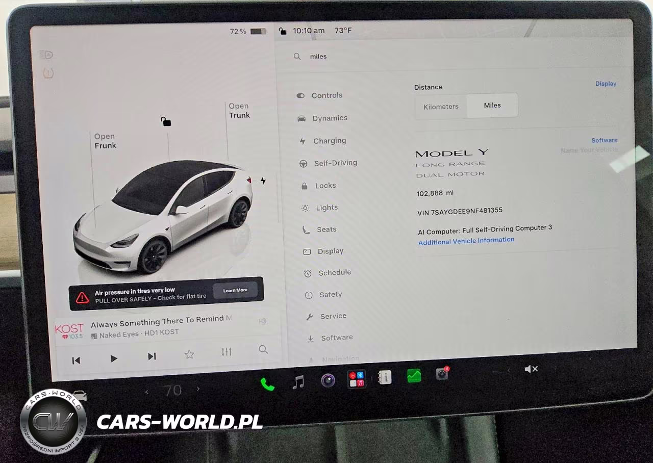 2022 Tesla Model Y VIN:7SAYGDEE9NF481355 - 9