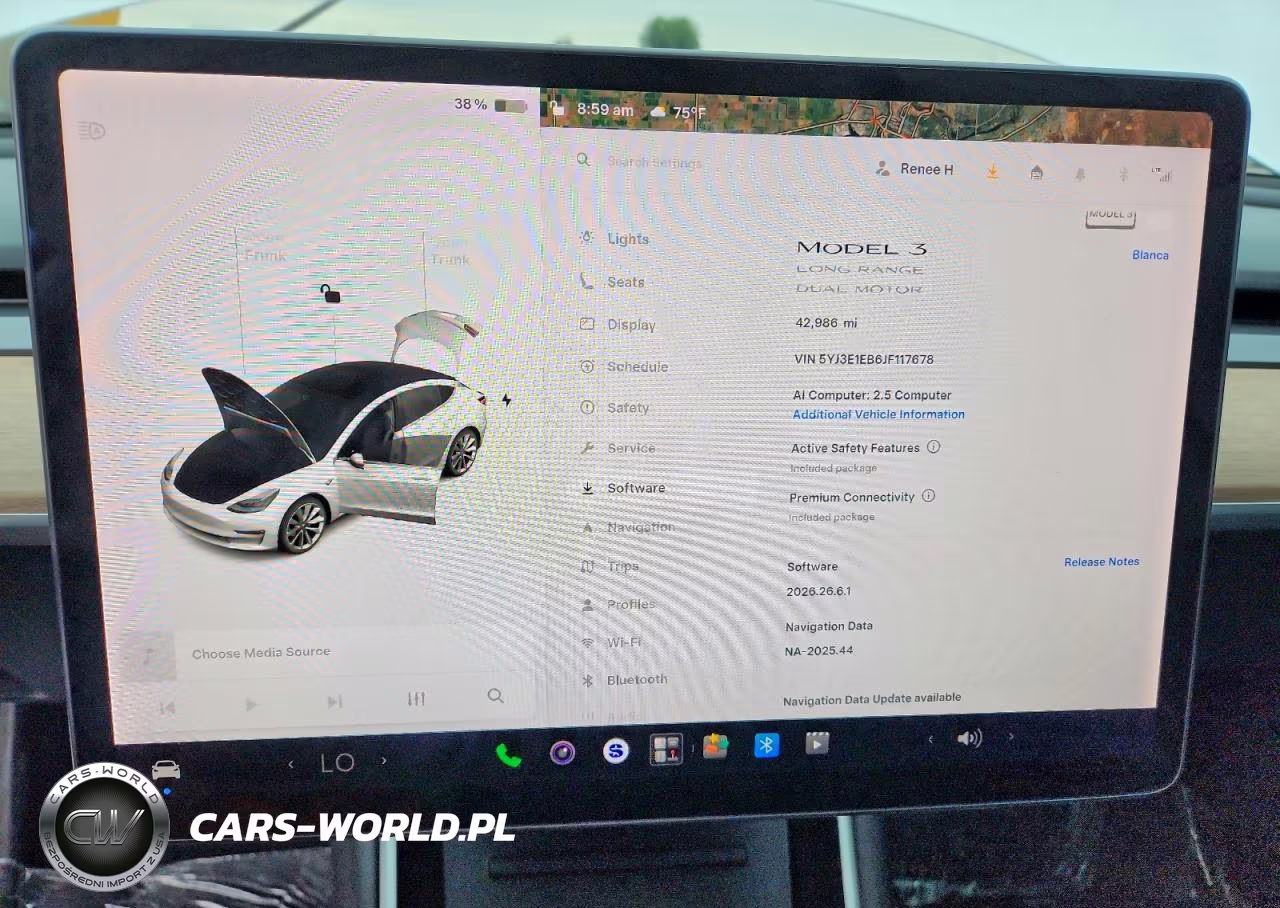 2018 Tesla Model 3 VIN:5YJ3E1EB6JF117678 - 9