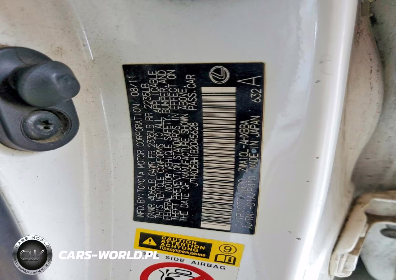 2011 Lexus Ct 200 VIN:JTHKD5BH1B2045628 - 12