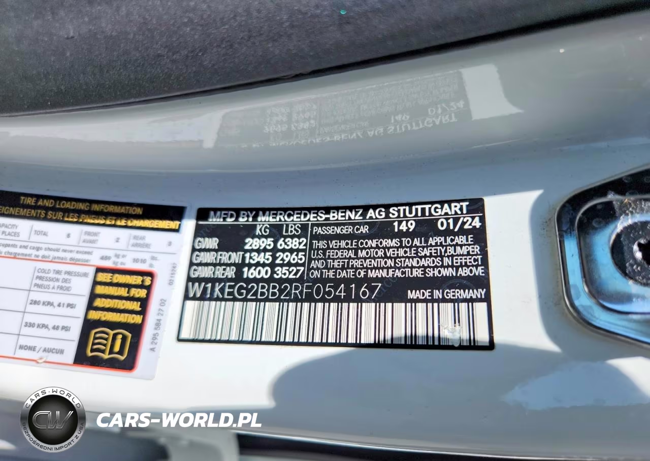 2024 Mercedes-Benz Eqe Sedan 350+ VIN:W1KEG2BB2RF054167 - 12