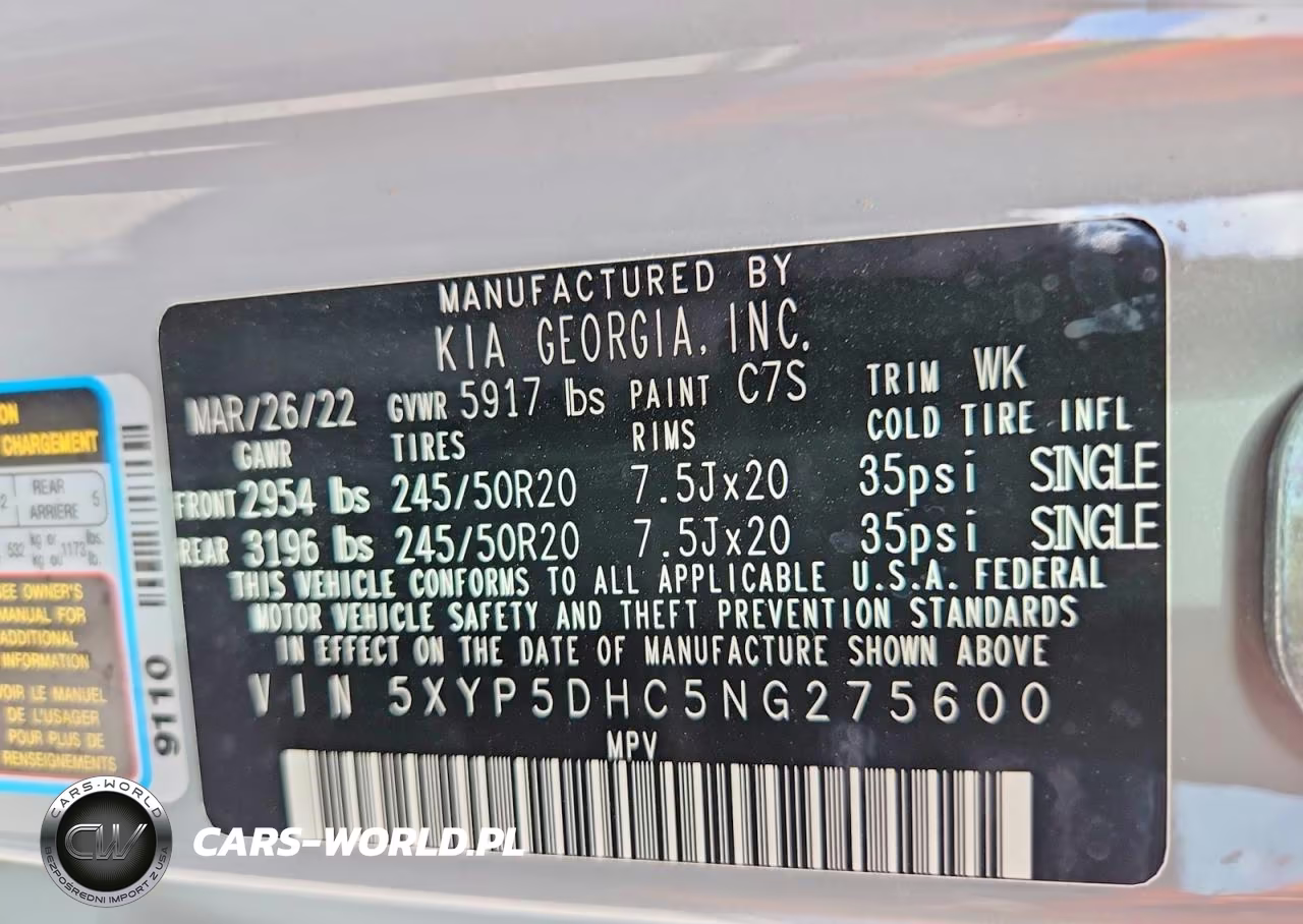 2022 Kia Telluride Sx VIN:5XYP5DHC5NG275600 - 13