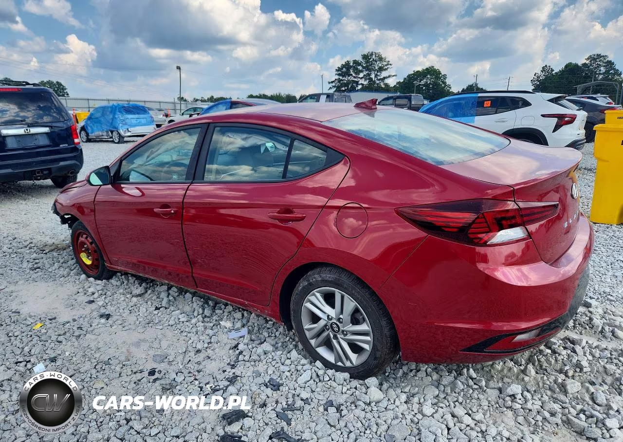 2020 Hyundai Elantra Sel VIN:KMHD84LF9LU895921 - 2