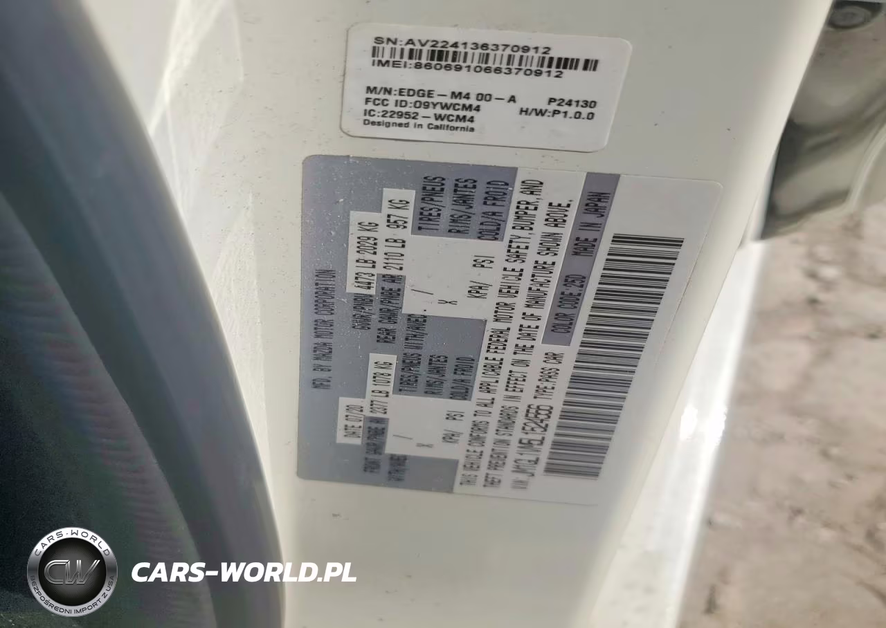 2020 Mazda 6 Touring VIN:JM1GL1VM5L1524556 - 12