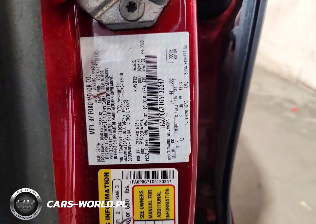 2016 Ford Fusion S VIN:1FA6P0G71G5130347 - 13