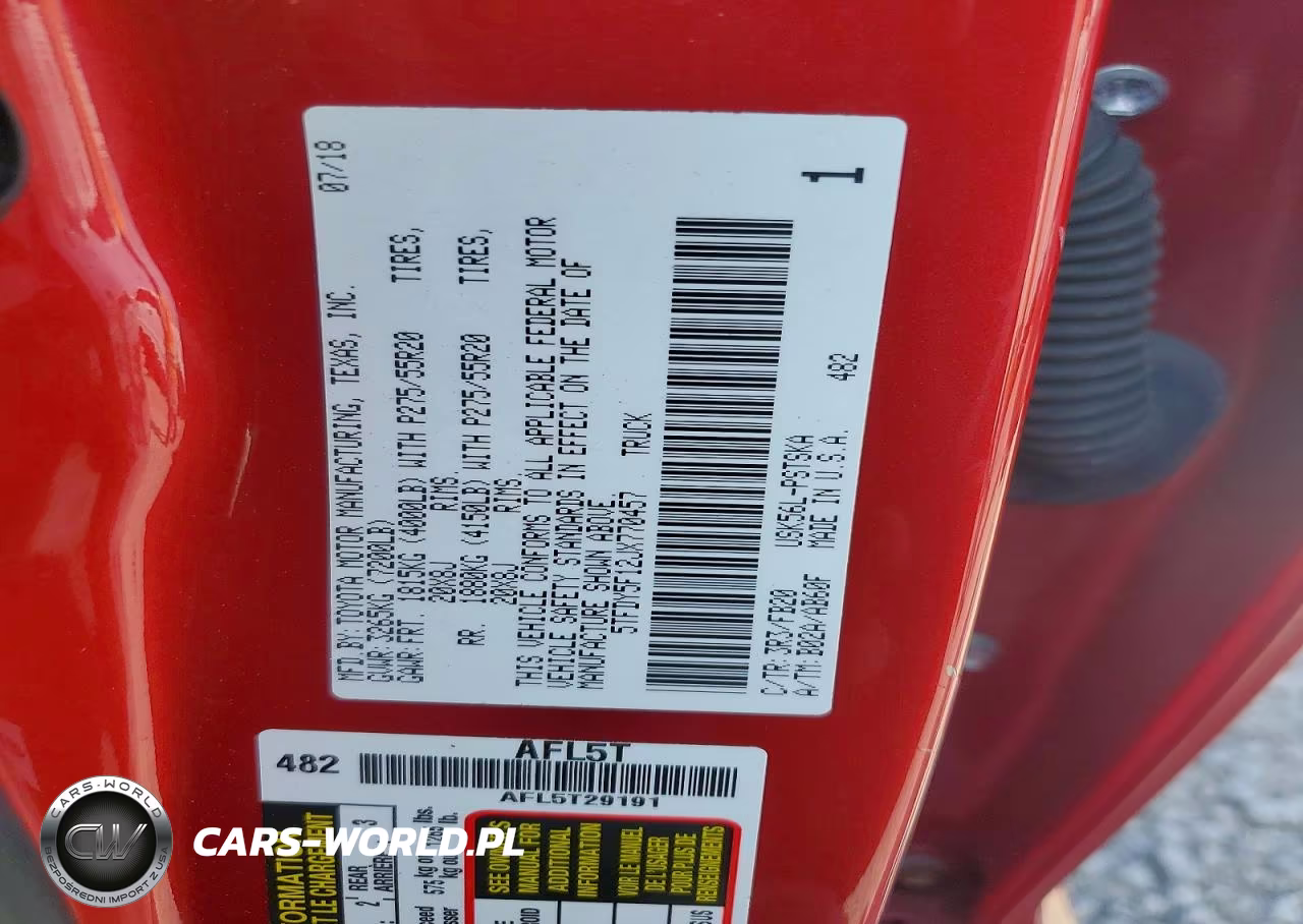 2018 Toyota Tundra Crewmax Sr5 VIN:5TFDY5F12JX770457 - 12