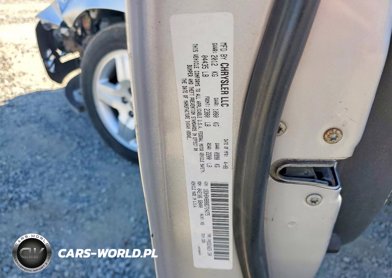 2008 Dodge Caliber Sxt VIN:1B3HB48B88D724275 - 12