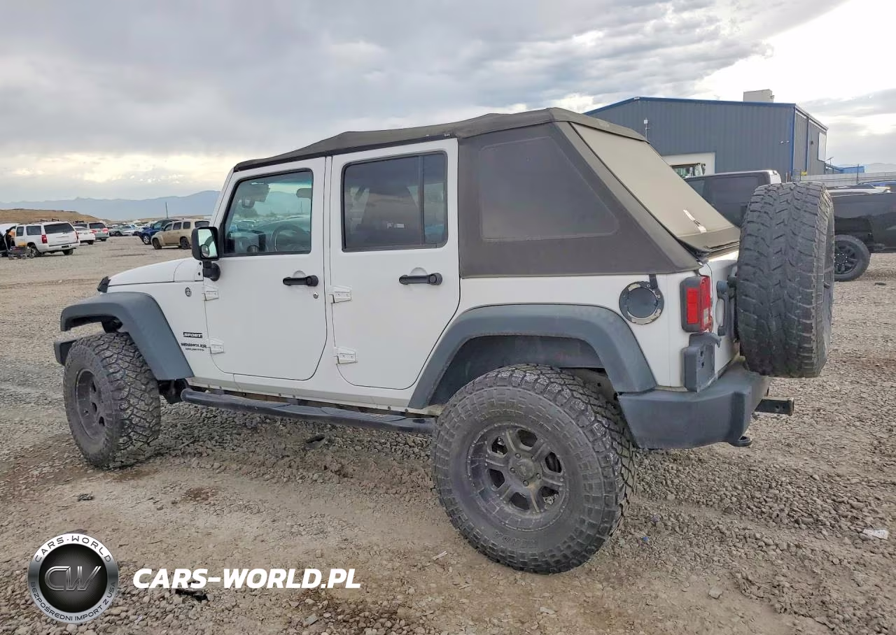 2012 Jeep Wrangler Unlimited Sport VIN:1C4BJWDG3CL160196 - 2