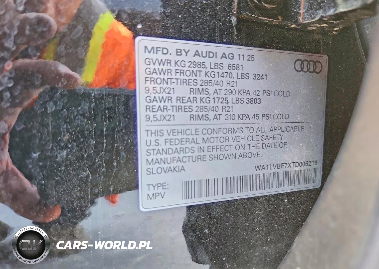 2026 Audi Q7 Premium Plus VIN:WA1LVBF7XTD006216 - 13