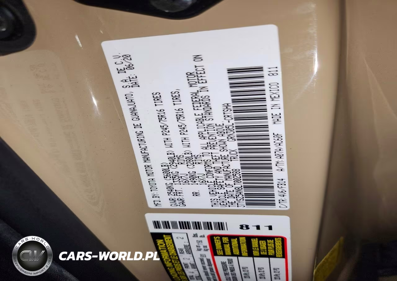 2020 Toyota Tacoma VIN:3TYSZ5AN8LT002588 - 12