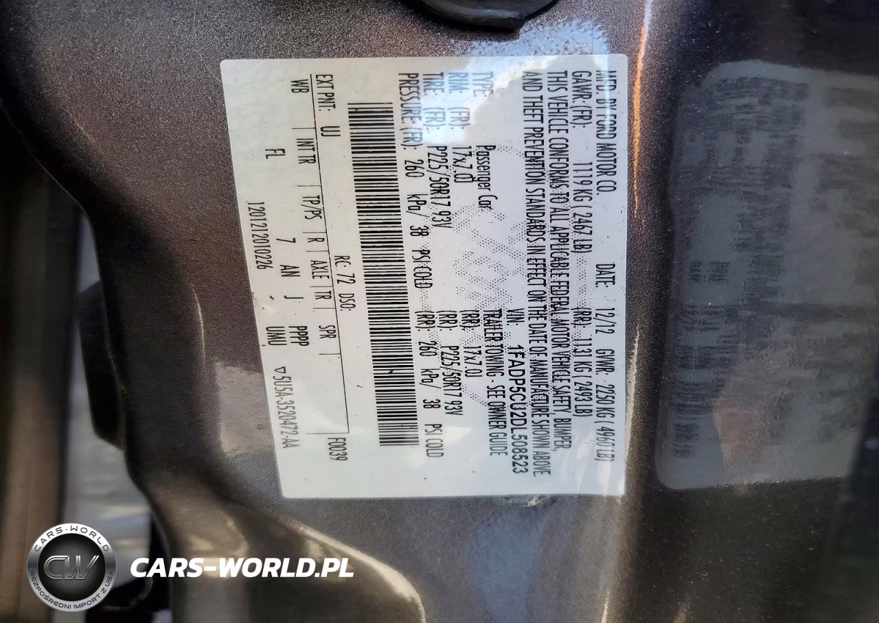 2013 Ford C-Max Premium VIN:1FADP5CU2DL508523 - 13