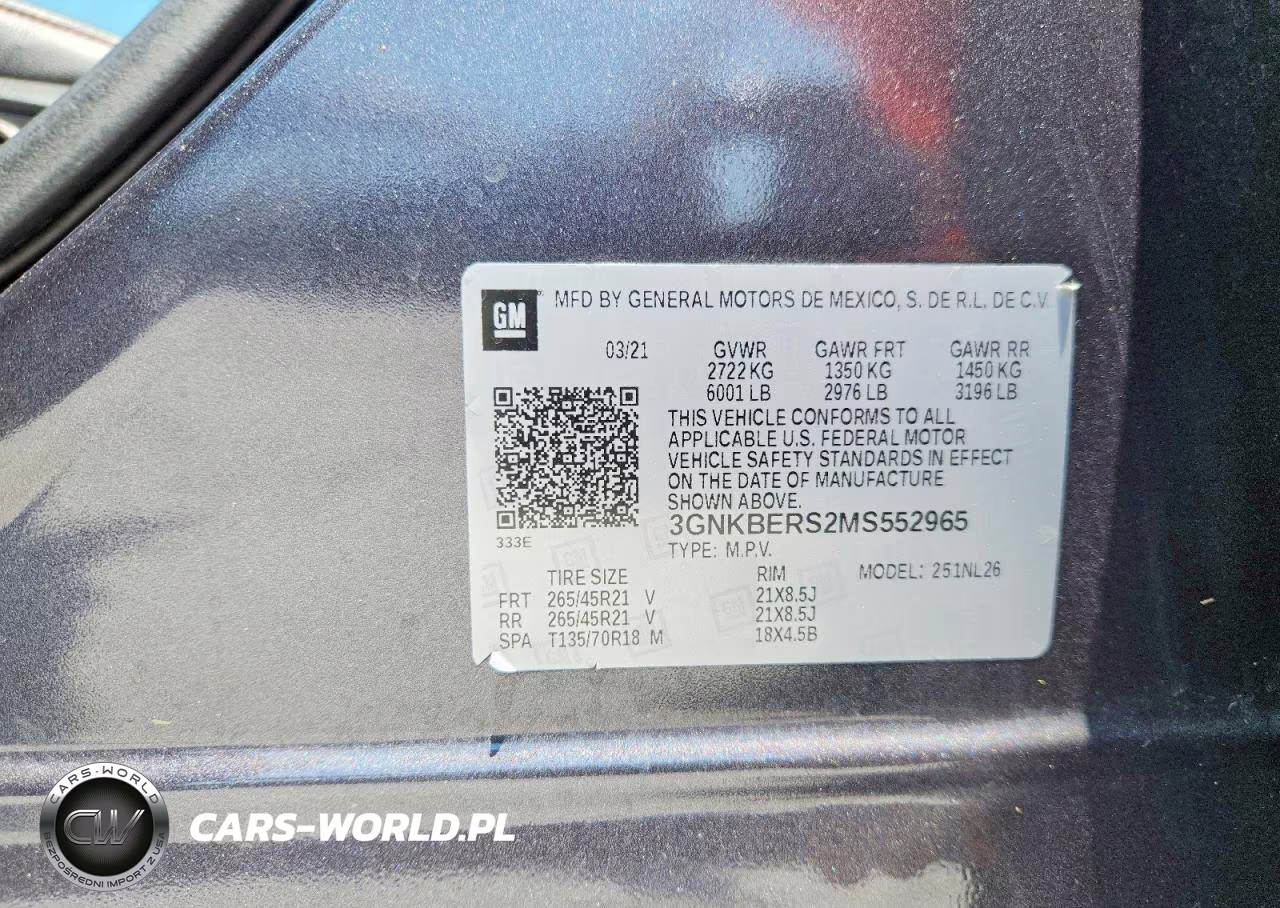 2021 Chevrolet Blazer Rs VIN:3GNKBERS2MS552965 - 14