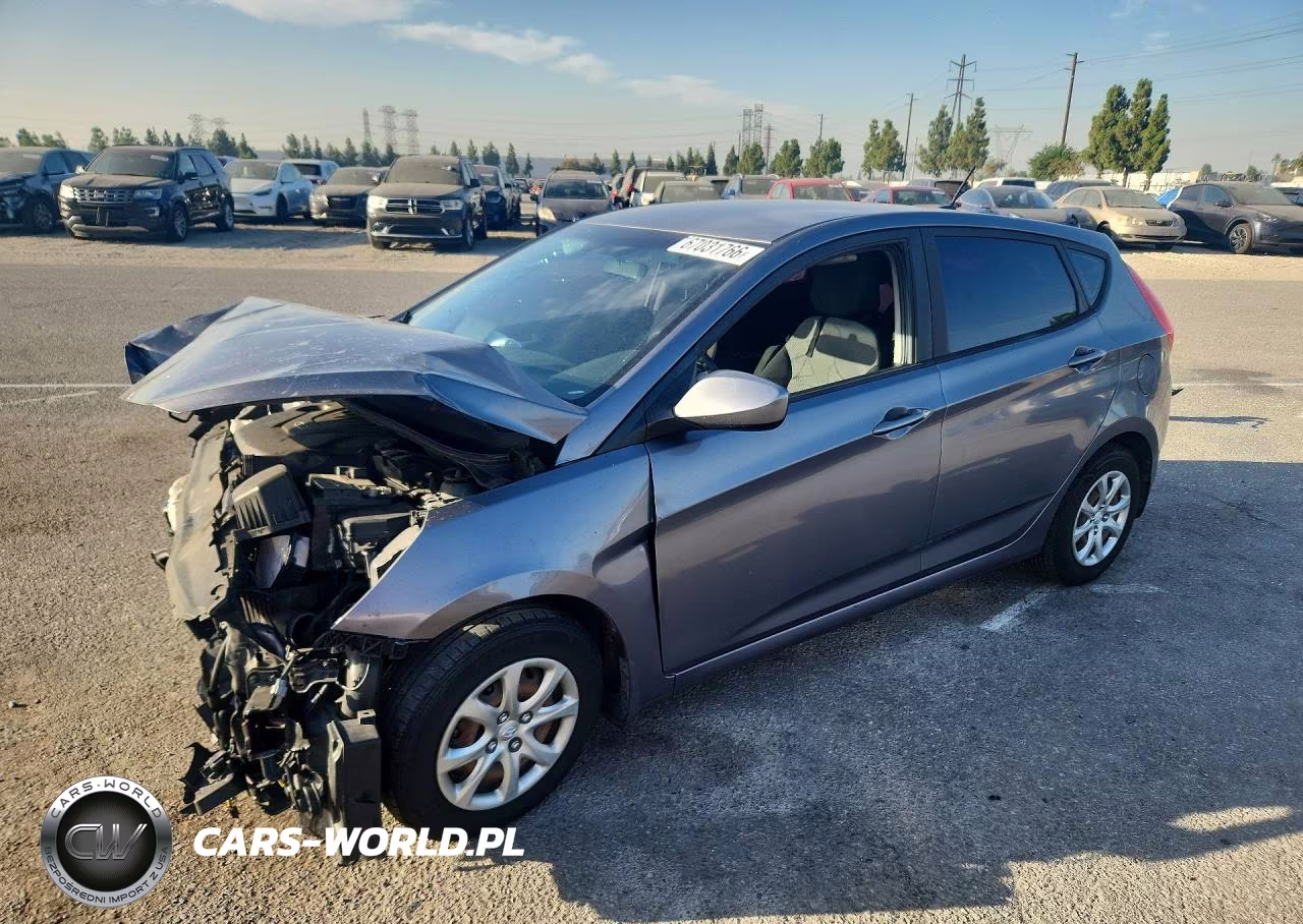 2014 Hyundai Accent Gs VIN:KMHCT5AE3EU193137 - 1
