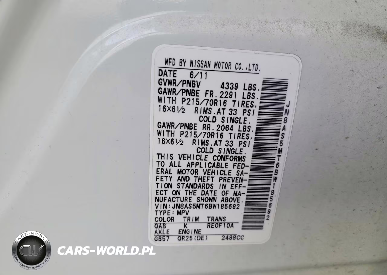 2011 Nissan Rogue S VIN:JN8AS5MT6BW185692 - 13