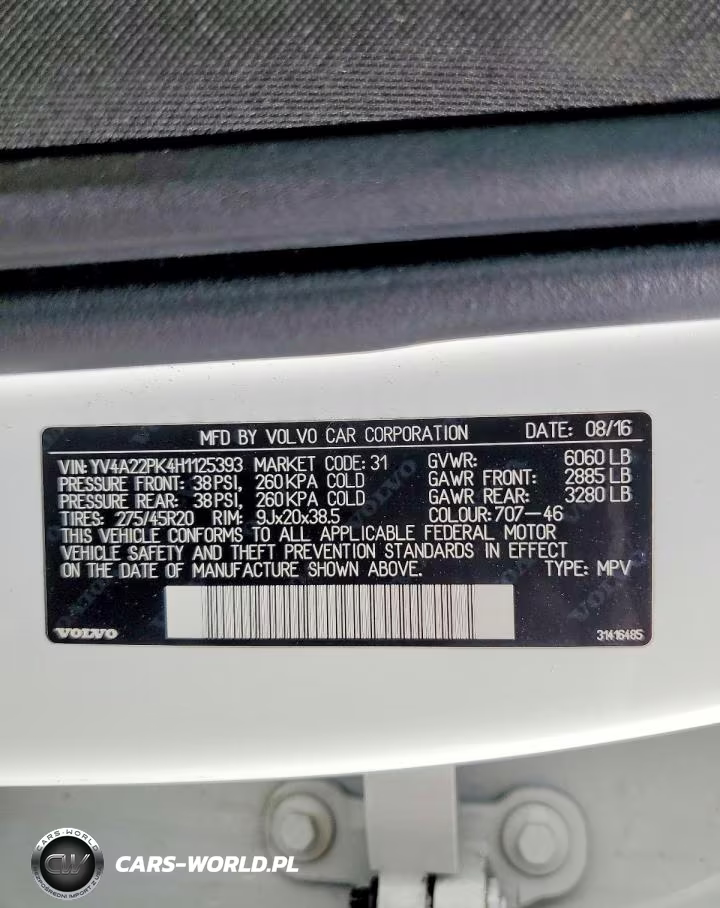 2017 Volvo Xc90 T6 VIN:YV4A22PK4H1125393 - 13