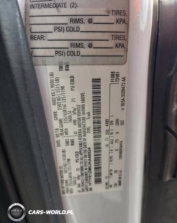 2018 Ford Transit 250 Delivery Van VIN:1FTYR1ZM0JKA46924 - 13