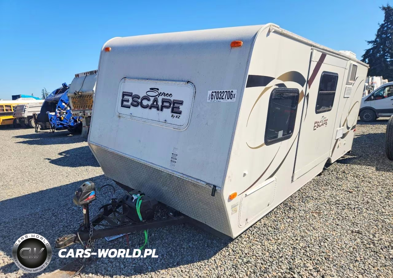 2012 Kz Escape Spree Camper VIN:4EZTA1916C8071784 - 2
