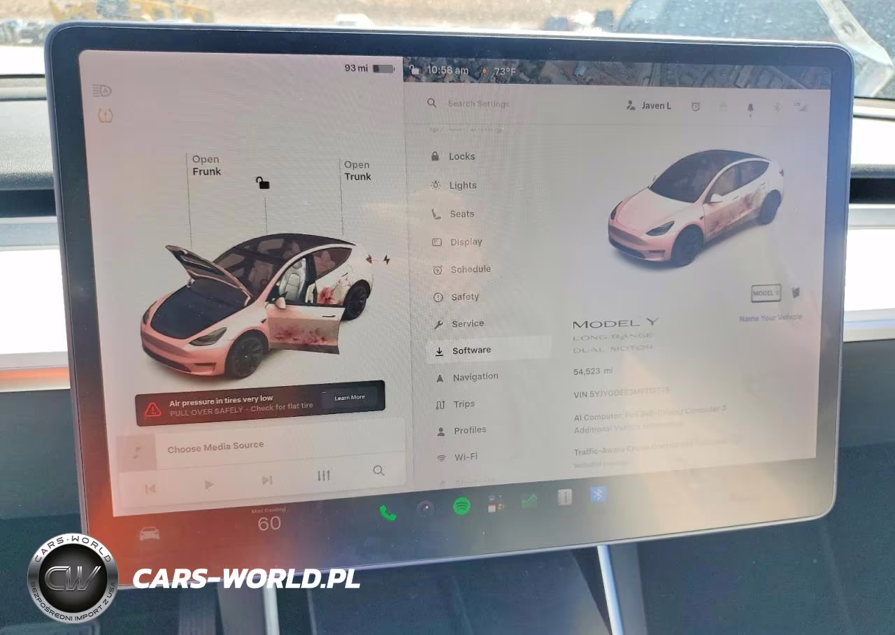 2021 Tesla Model Y VIN:5YJYGDEE3MF119775 - 9