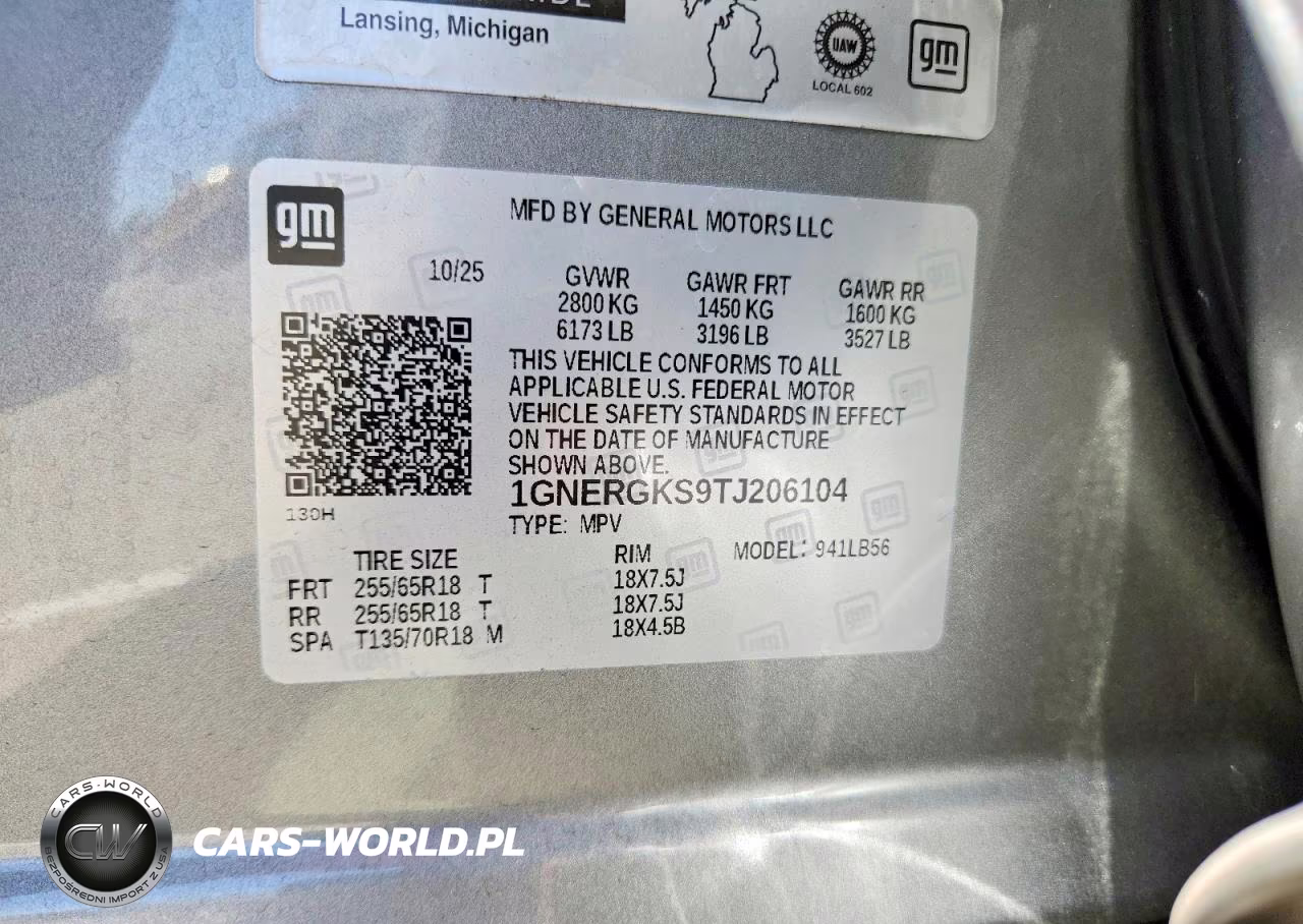 2026 Chevrolet Traverse Lt VIN:1GNERGKS9TJ206104 - 13