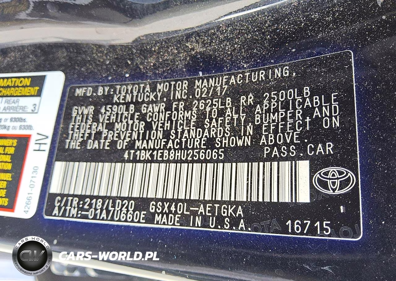 2017 Toyota Avalon Xle VIN:4T1BK1EB8HU256065 - 12