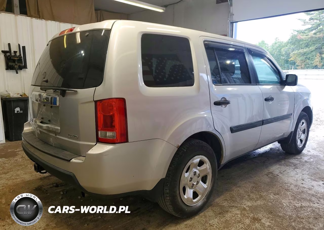 2011 Honda Pilot Lx VIN:5FNYF4H25BB068930 - 3