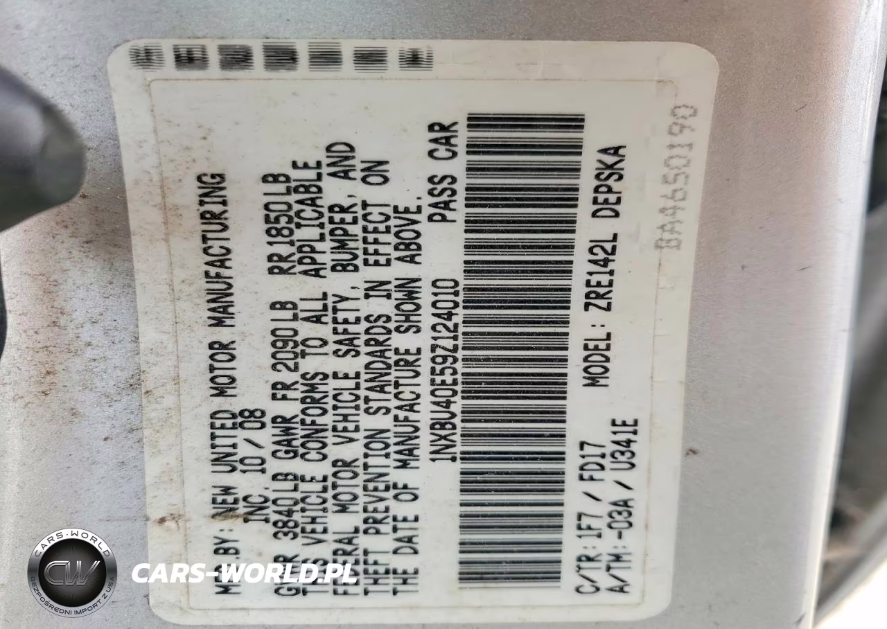 2009 Toyota Corolla S VIN:1NXBU40E59Z124010 - 12