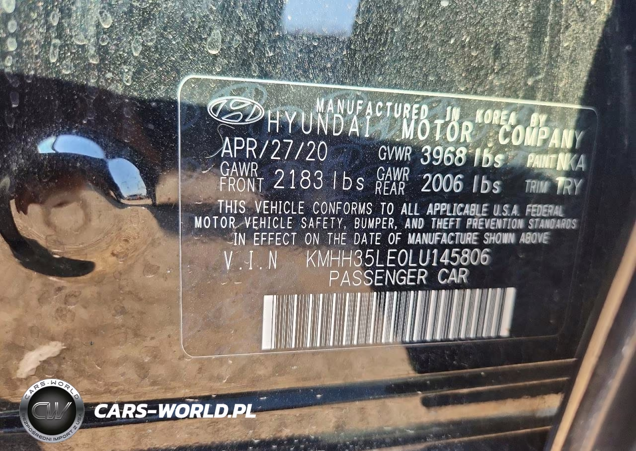 2020 Hyundai Elantra Gt Base VIN:KMHH35LE0LU145806 - 13
