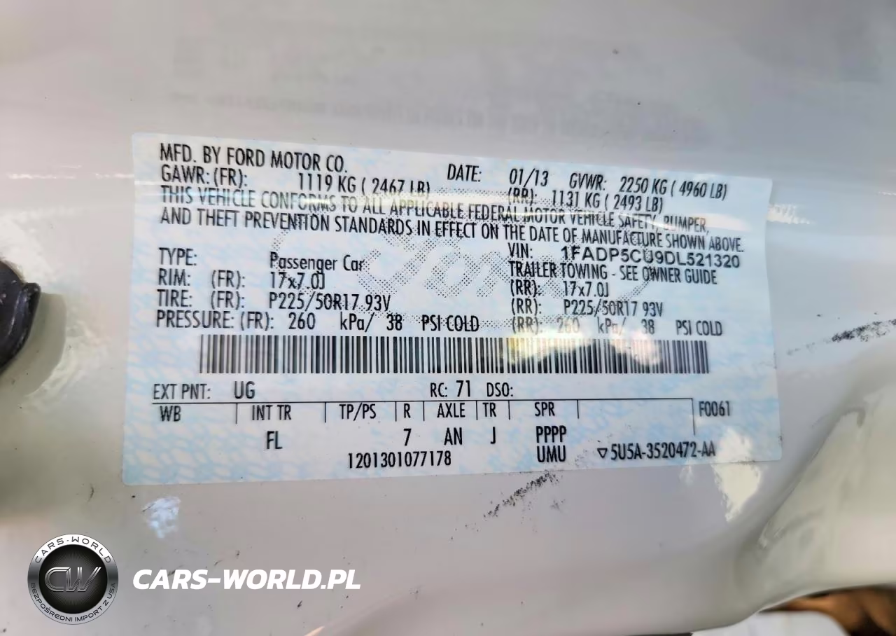 2013 Ford C-Max Premium VIN:1FADP5CU9DL521320 - 12