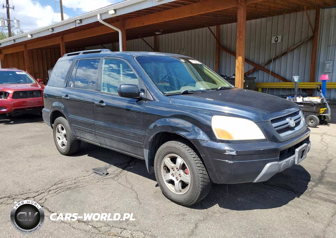2005 Honda Pilot Ex VIN:2HKYF18455H553008 - 4