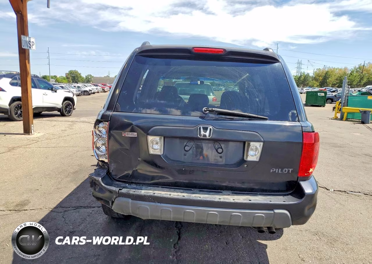 2005 Honda Pilot Ex VIN:2HKYF18455H553008 - 6
