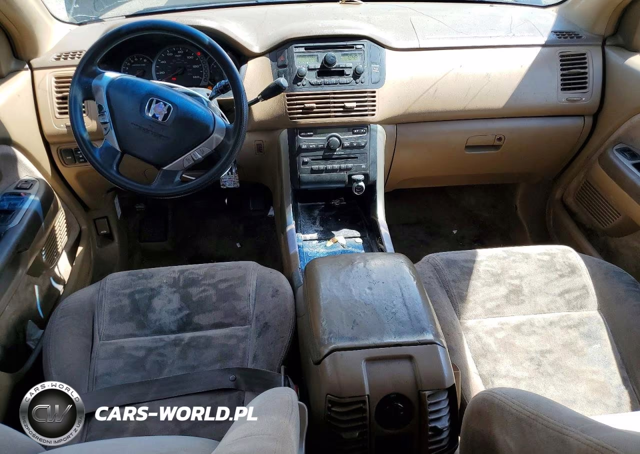 2005 Honda Pilot Ex VIN:2HKYF18455H553008 - 8