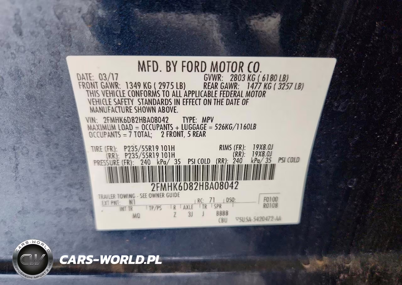 2017 Ford Flex Limited VIN:2FMHK6D82HBA08042 - 13