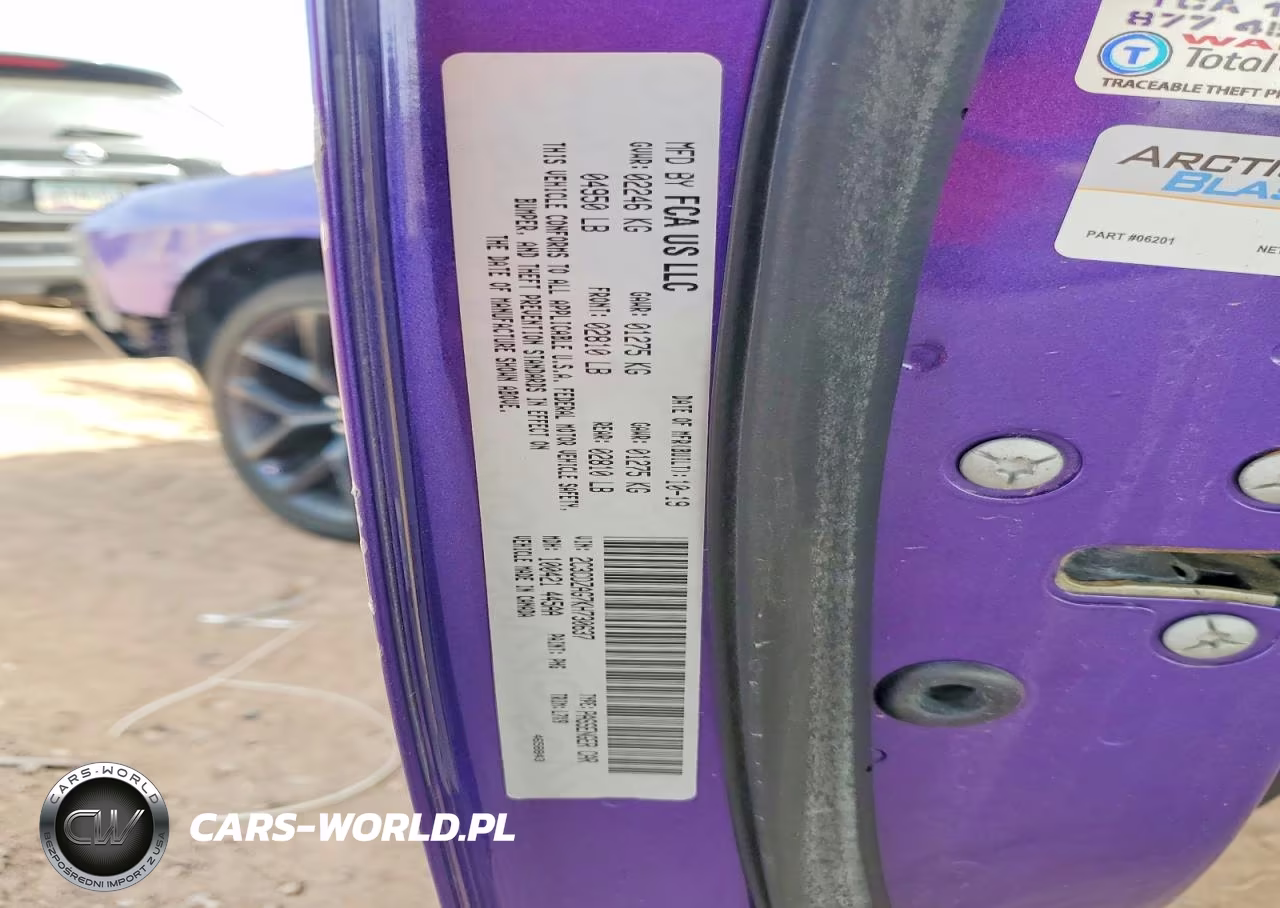 2019 Dodge Challenger Sxt VIN:2C3CDZAG7KH730637 - 13