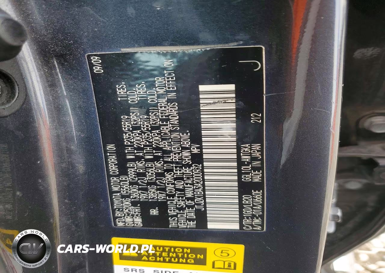 2010 Lexus Rx 350 VIN:JTJZK1BA3A2000932 - 13