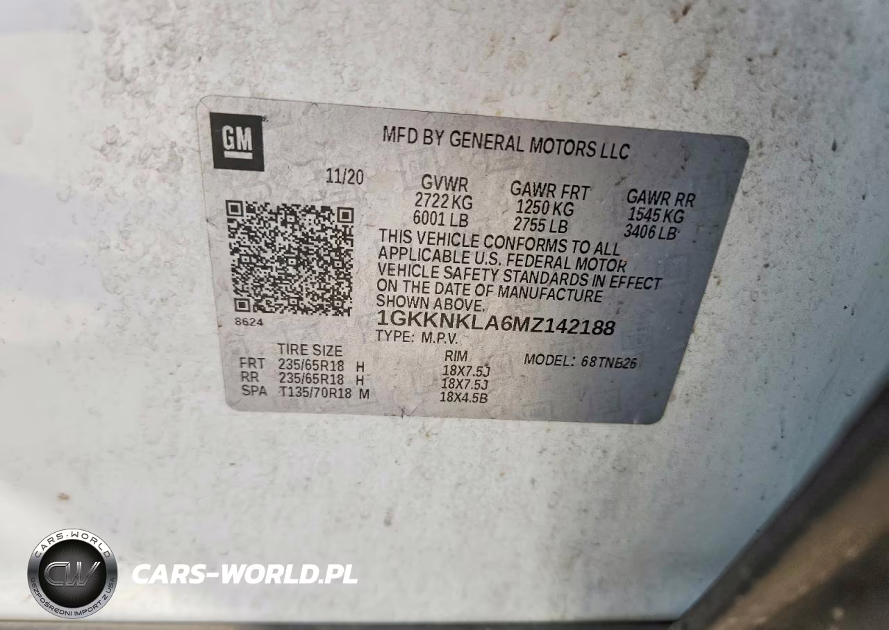 2021 GMC Acadia Sle VIN:1GKKNKLA6MZ142188 - 13