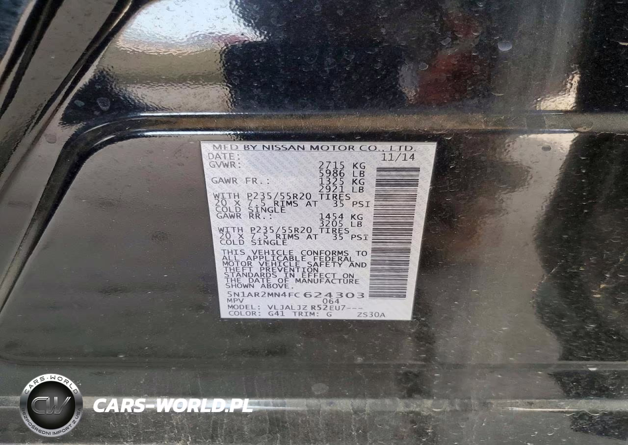 2015 Nissan Pathfinder S VIN:5N1AR2MN4FC624303 - 13