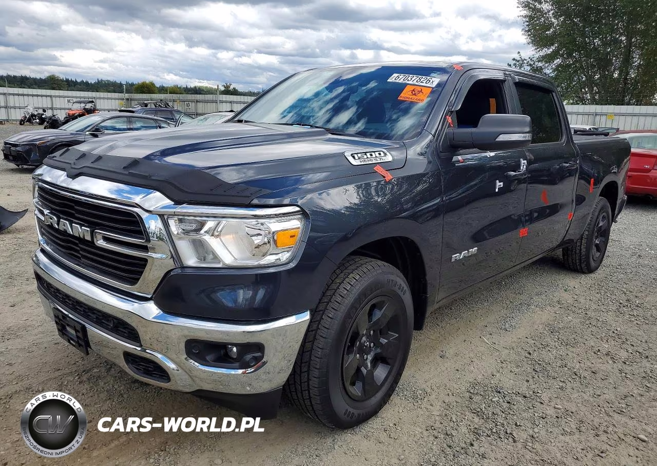 2021 Ram 1500 Big Horn-Lone Star VIN:1C6SRFMT6MN514974 - 1