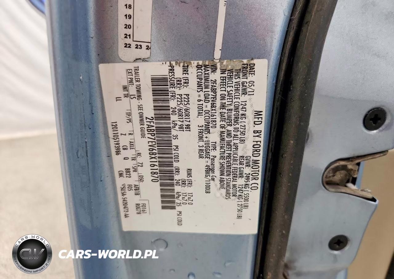 2011 Ford Crown Victoria Lx VIN:2FABP7EV6BX161870 - 12